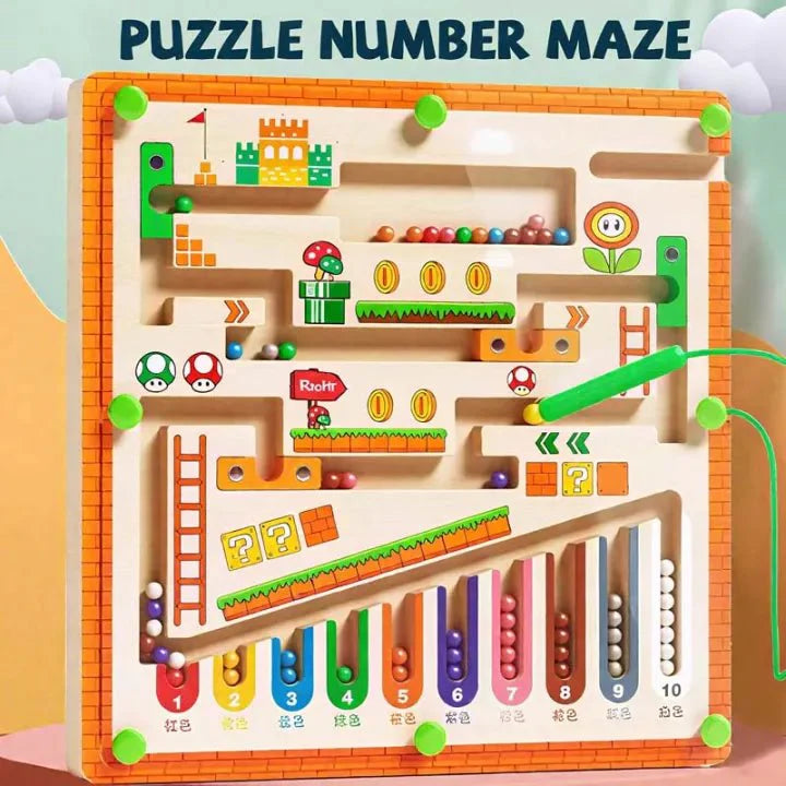 Interactive Magnetic Maze Ball Game for Kids - Educational & Fun!